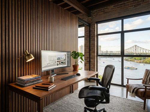 Brune Signature Walnut Acoustic Wall Panel – XL 270 × 110 cm