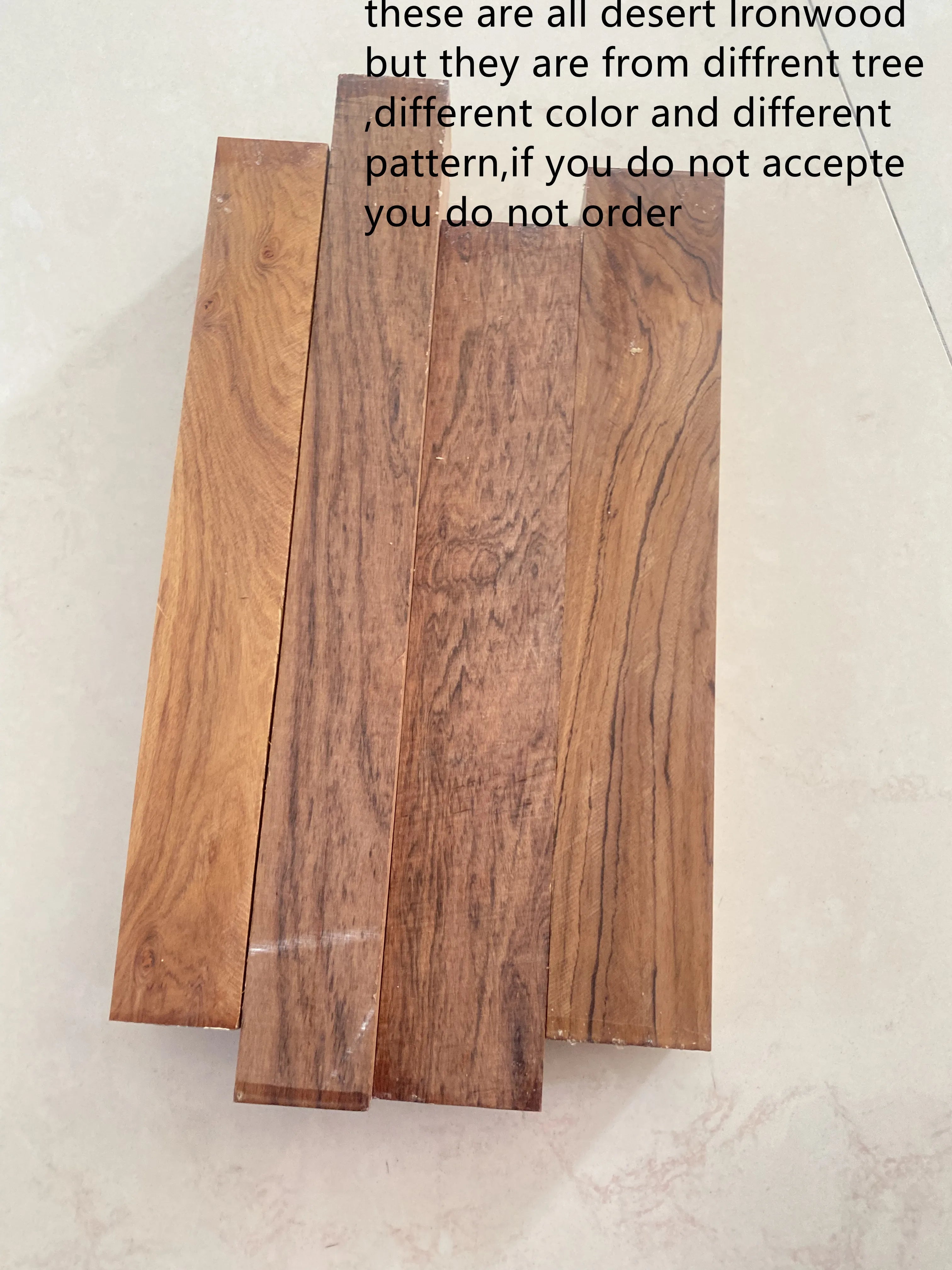 100mm 300mm Desert Ironwood DIY Handmade Wood Materials Carving Wood Panel Wood Working Customized